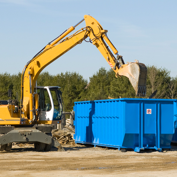 can i choose the location where the residential dumpster will be placed in New Auburn